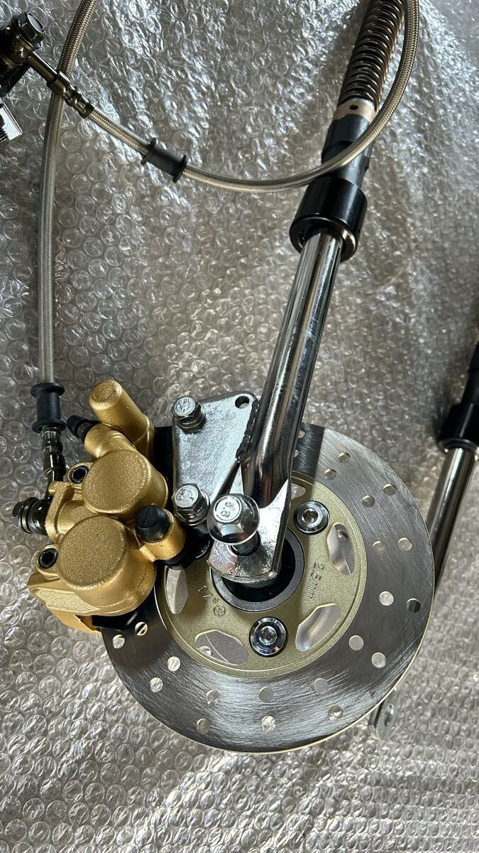 D6【ライブディオZX】AF35 フロント足回りセット フロントフォーク