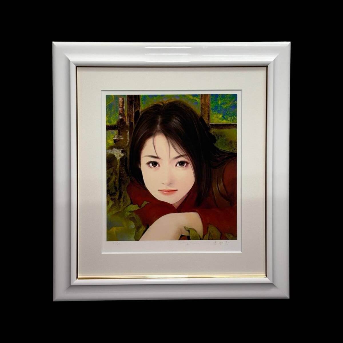 平凡・陳淑芬 限定 手彩入版画 美少女 ピンファン＆チェン・シュウ