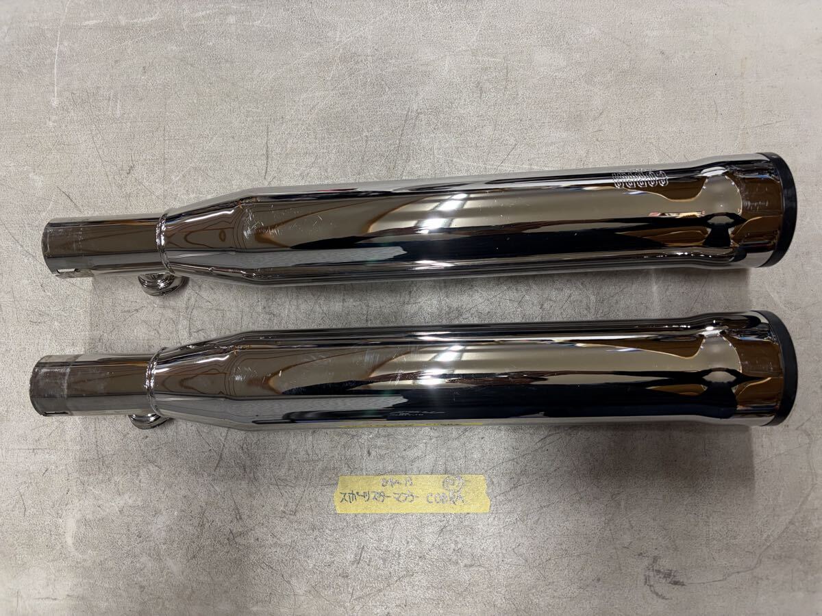 新品】φ40 ハーレー フィッシュテール エンドチップ マフラー