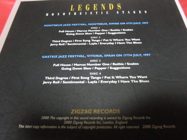 洋楽 LEGENDS MONOTHEISTIC STAGES 4CD 洋楽 LEGENDS MONOTHEISTIC STAGES 4CD LEGENDS MONOTHEISTIC