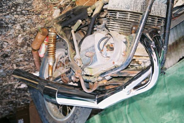 ヤマハ RD250 RD350 RZ250 RG250E ショットガンマフラー