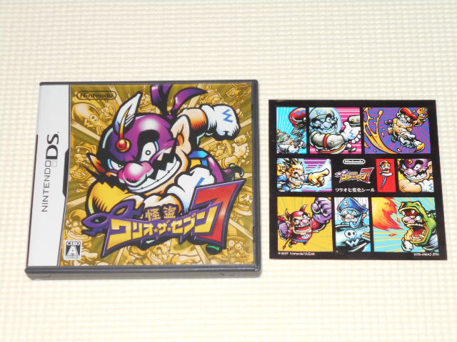 Ds 怪盗 ワリオ ザ セブン シール付 箱付 説明書付 ソフト付 の落札情報詳細 ヤフオク落札価格情報 オークフリー スマートフォン版