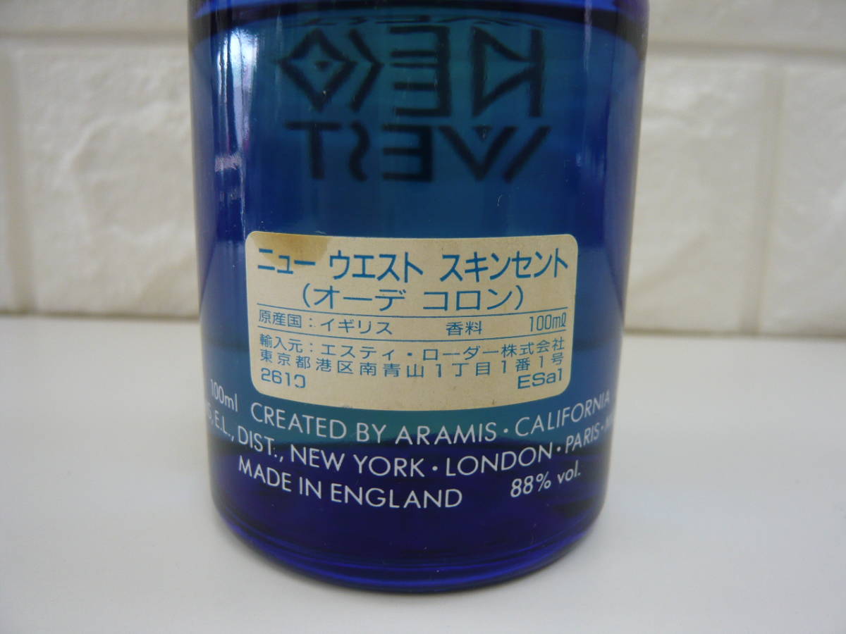アラミス ニューウエスト スキンセント オーデコロン 香水 100ml
