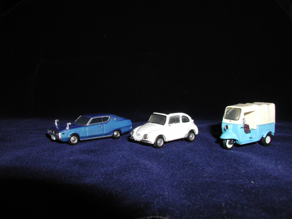 新品 旧車のミニチュア３種類 スカイライン スバル360 ダイハツミゼット の落札情報詳細 ヤフオク落札価格情報 オークフリー スマートフォン版