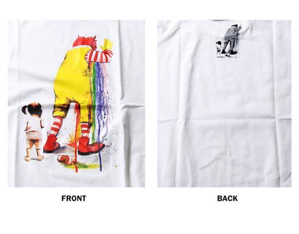 新品 新品 デザインtシャツ ハンバーガーおじさん Throw Up パロディtシャツ 面白いtシャツ 笑えるｔシャツ メンズ Tec038 Lサイズ 白色 の落札情報詳細 ヤフオク落札価格情報 オークフリー スマートフォン版