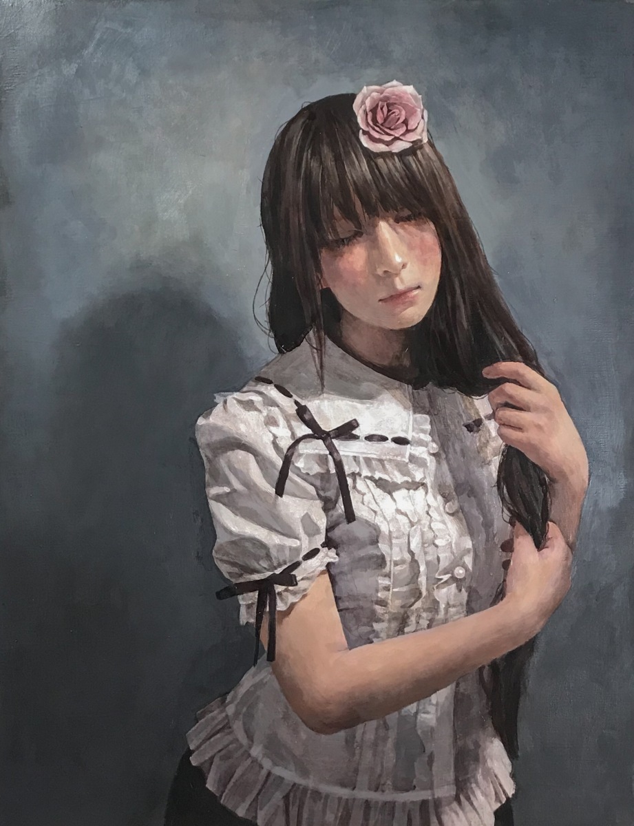 【最高傑作品】人物画　美しい女性をモデルにしたリアリズムアート作品 ルネサンス時代の油絵風アート 女性のリアリズムポートレート
