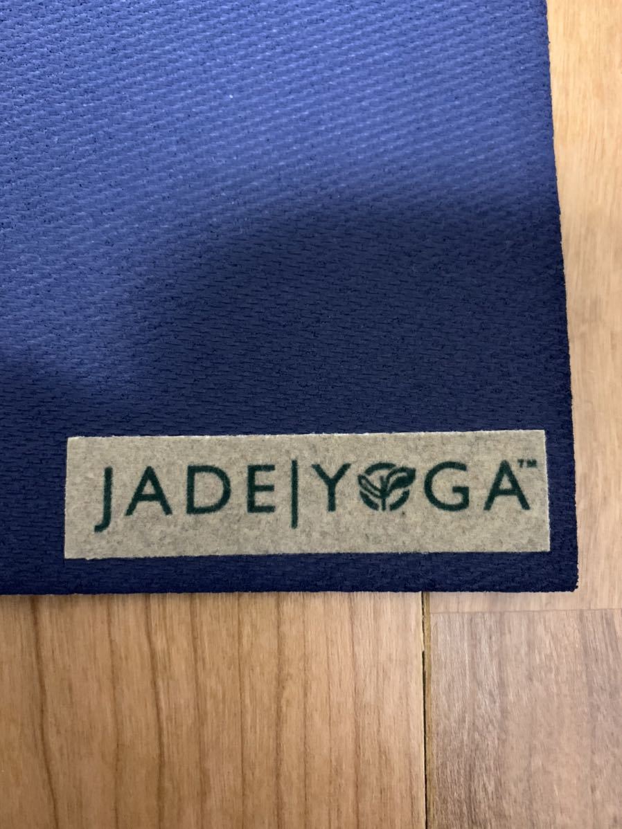JADE YOGA(ジェイドヨガ) ヨガマット JADEトラベル 縦188cmロングタイプ ミッドナイトブルー の落札情報詳細 ヤフオク落札