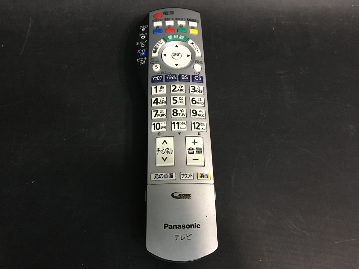 パナソニック Panasonic Eur7667z 純正テレビ用リモコン 電池交換済 家電 Tv 紛失 故障 代替え 動作確認済み の落札情報詳細 ヤフオク落札価格情報 オークフリー スマートフォン版