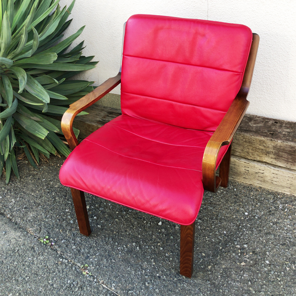 富士ファニチア パーソナルチェア ソファ 1人掛け オットマン付き