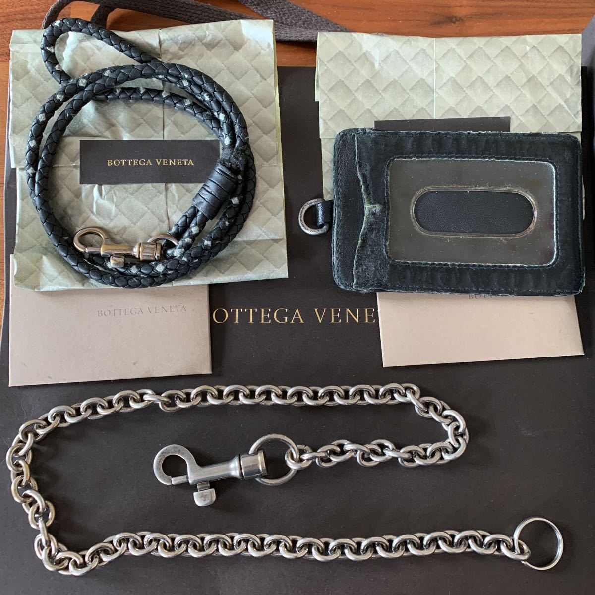 ボッテガヴェネタBOTTEGA VENETA キーチェーン ウォレットチェーン 