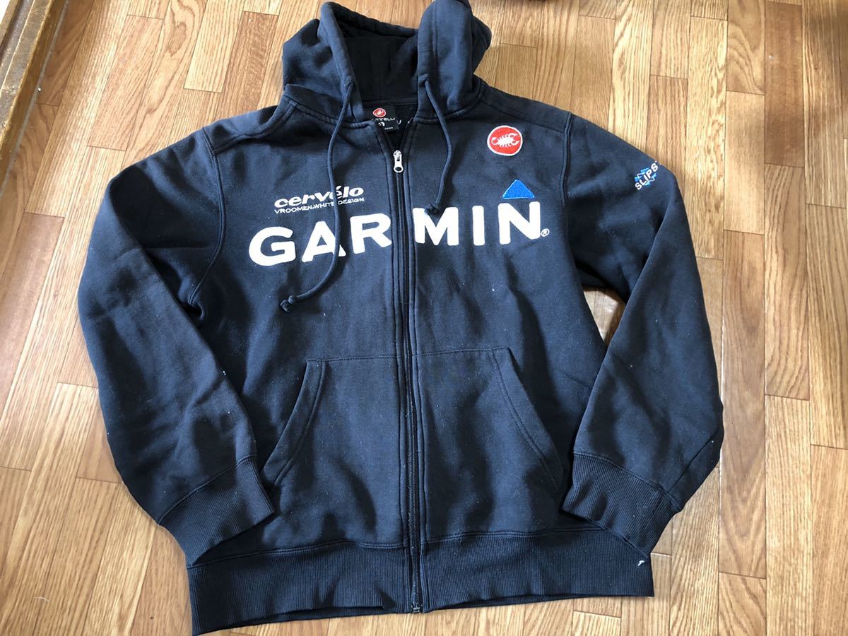 中古】カステリCASTELLIパーカーMサイズ☆ガーミン・スリップ