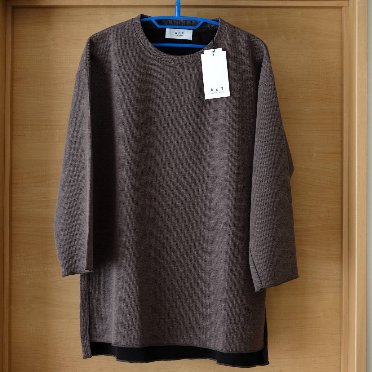 新品 Adam Et Rope アダムエロペ メンズ ビッグシルエット カノコ7分袖tsh Color グレー系 Size M ss 新品 送料無料 の落札情報詳細 ヤフオク落札価格情報 オークフリー スマートフォン版