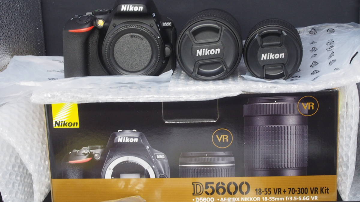 新品 Nikon D5600 18 55vr 70 300vr Kit 02 01ヨドバシカメラ上野購入品 保証書 ストラップ 未使用品 充電器 外箱他 1点 格安セット の落札情報詳細 ヤフオク落札価格情報 オークフリー スマートフォン版