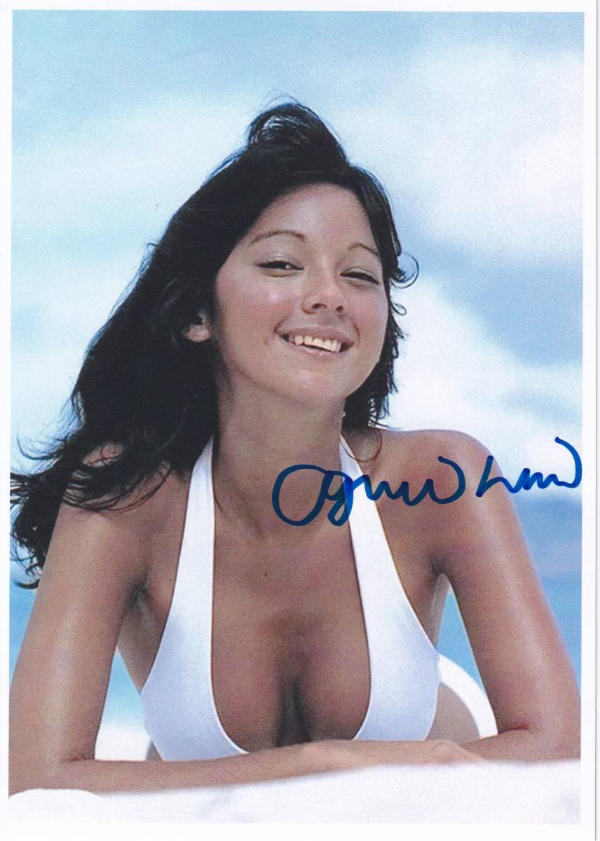 アグネス・ラム 直筆サイン入り写真 モデル グラビアアイドル　O5i m48978202609_1.jpg?1731179792