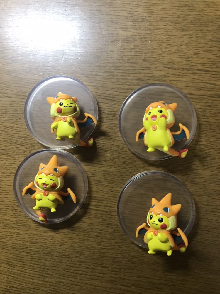 ポケモンセンター限定 メガトウキョーのピカチュウ フィギュア メガリザードンy ポンチョピカチュウ 4個 の落札情報詳細 ヤフオク落札価格情報 オークフリー スマートフォン版