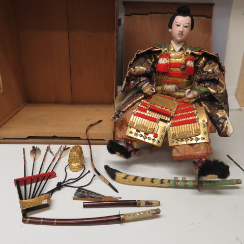 京都丸平 五月人形 丸屋 大木平蔵 武者人形 古い時代武者 尾鞘 尻鞘