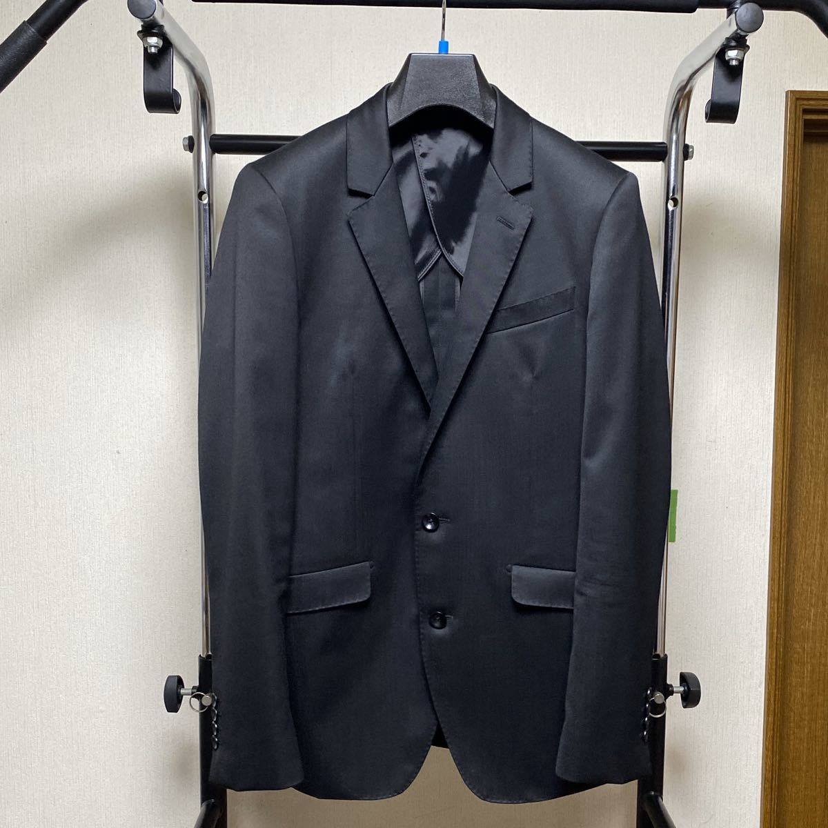美品 定価41 6円 スリーピース スーツ スーツセレクト シングル Y6 Skinny 細身 ベスト ジレ リバーシブル ブラック 黒 微光沢 の落札情報詳細 ヤフオク落札価格情報 オークフリー スマートフォン版