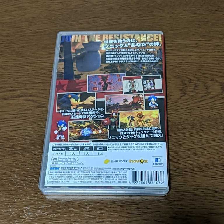 中古 Nintendo Switch ソニックフォース Sonic Force ニンテンドー スイッチ ソフト の落札情報詳細 ヤフオク落札価格情報 オークフリー スマートフォン版