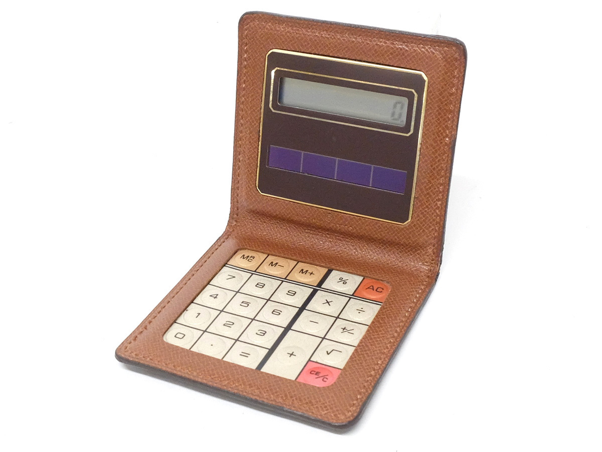 ルイヴィトン モノグラム 電卓 （1円スタート 美品【LOUIS VUITTON 