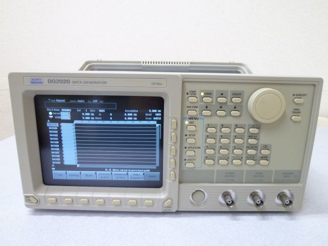 中古品 SONY Tektronix DG2020 DATA GENERATOR 200Mps 本体＋電源