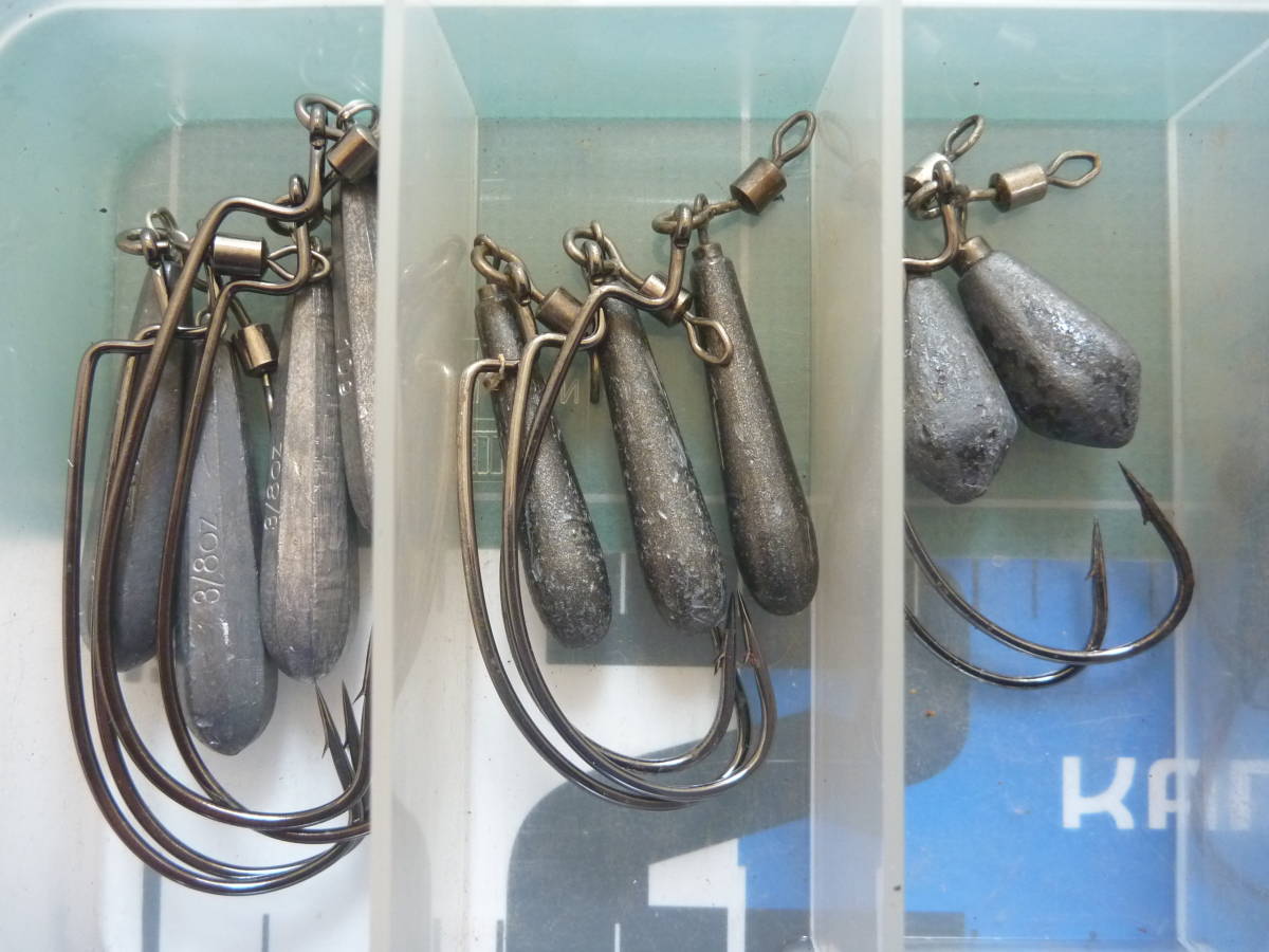 デコイ ゼロダン ワーム217等ジカリグフック タングステンジグヘッド他 ケース付きセット 取り置き 同梱可能 の落札情報詳細 ヤフオク落札価格情報 オークフリー スマートフォン版