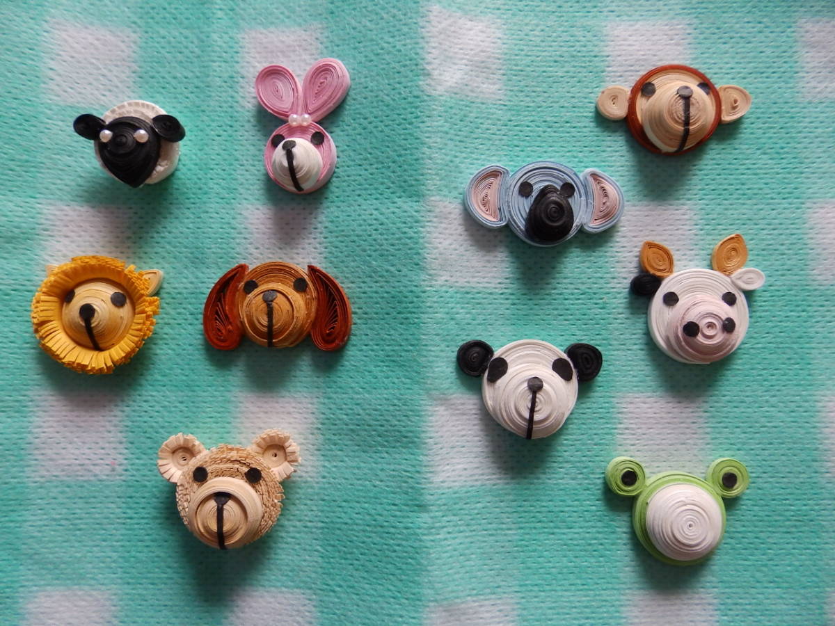 新品 カラフルペーパークラフト かわいい森の動物たち 10匹セット の落札情報詳細 ヤフオク落札価格情報 オークフリー スマートフォン版