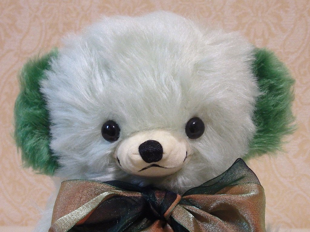 メリーソート社/ 「チーキー・青りんご」 テディベア/ Cheeky AO RINGO