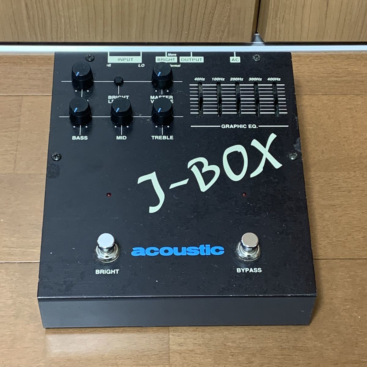 acoustic J-BOX　ベース用プリアンプ Yahoo!オークション -「acoustic j-box」(ベース) (楽器、器材