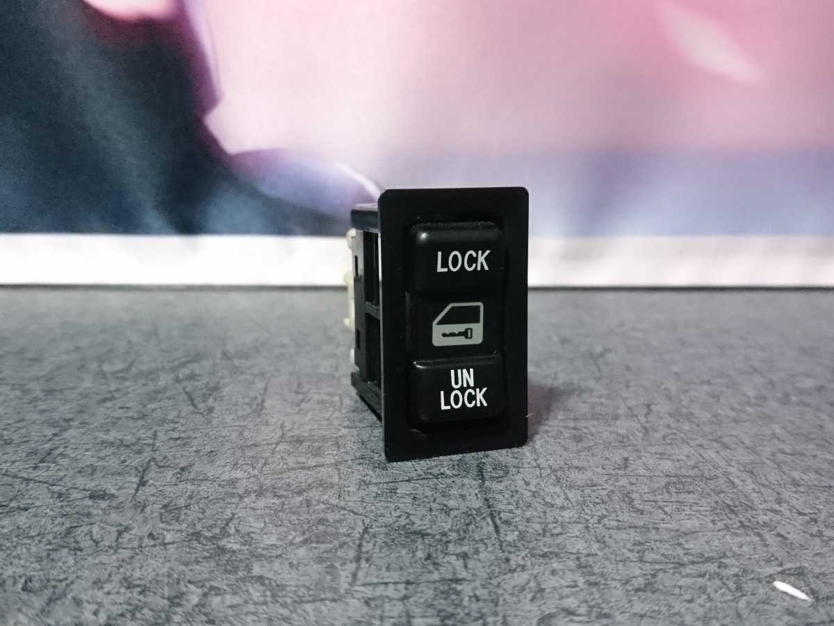 文字消え無し トヨタ MR-S ドアロック スイッチ ZZW30 純正