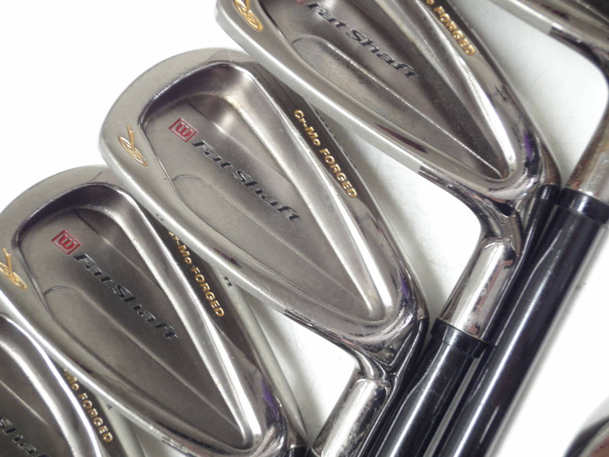☆即決☆Wilson FatShaft Cr-Mo FORGED☆ウイルソンアイアンセット10本