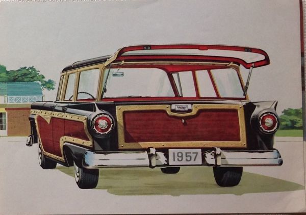 h 旧車 1957年フォードステーションワゴン 当時ものカタログ Ford Station Wagons の落札情報詳細 ヤフオク落札価格情報 オークフリー スマートフォン版