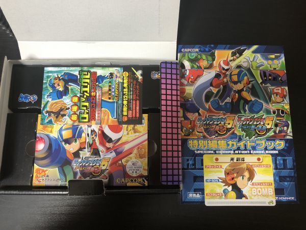 貴重！ 人気 GBA ソフト【ロックマンエグゼ5 チームオブ