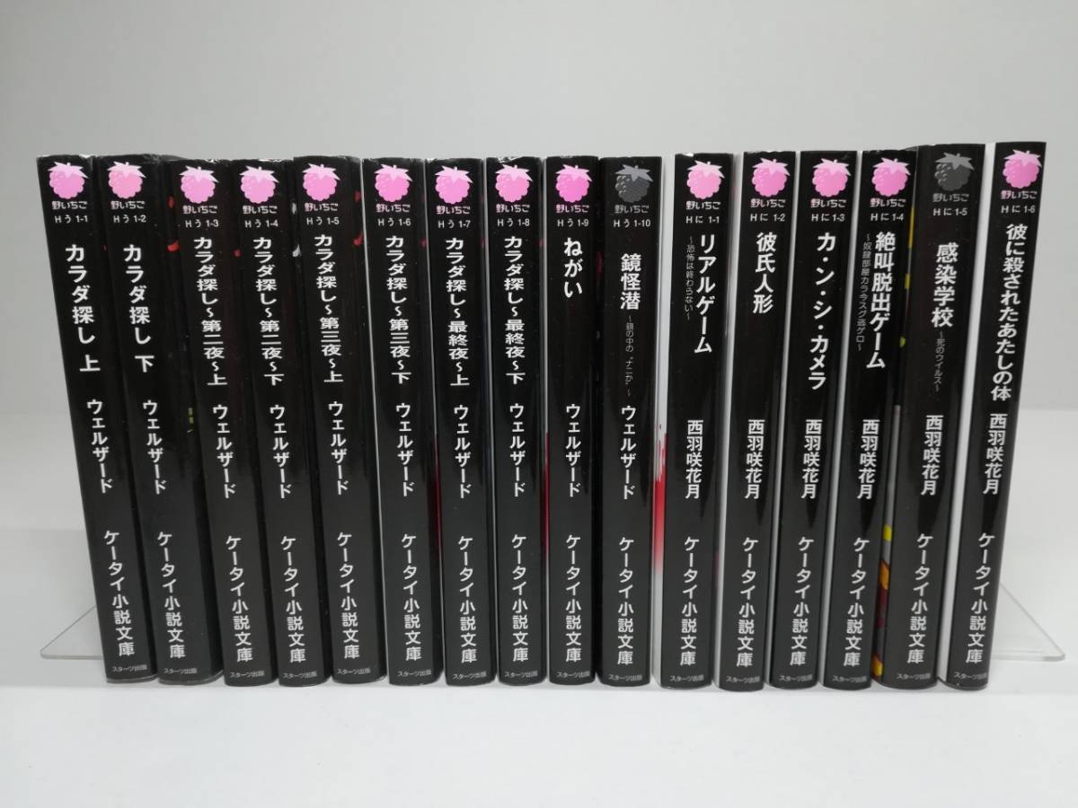 小説15冊 7409】ホラー系小説 タカラ探しシリーズ 他 ウェルザード ケータイ小説