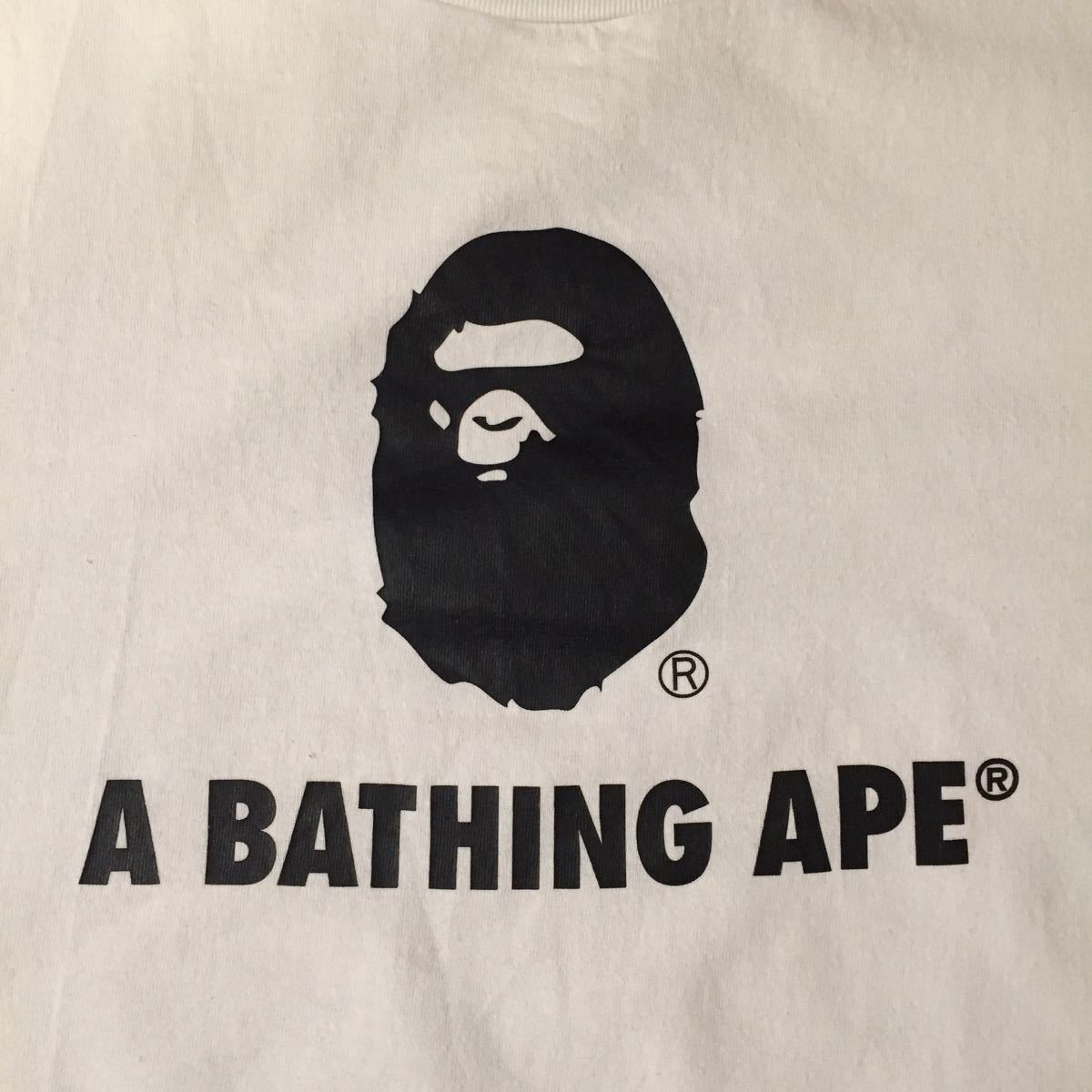 1円スタート エイプ A Bathing Ape ア ベイジング エイプ ゴリラ 白色 Lサイズ 半袖 Tシャツ マイロ B Ape ティーシャツ の落札情報詳細 ヤフオク落札価格情報 オークフリー スマートフォン版
