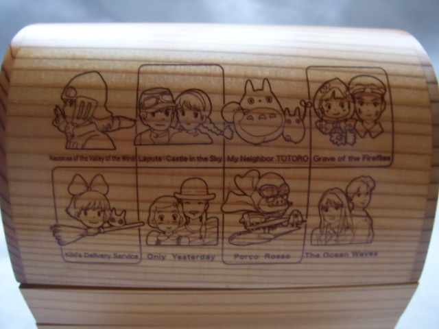 激レア100個限定懸賞当選品　ジブリ秋田曲げわっぱお弁当箱　ジブリがいっぱい 非売品◇ジブリ キャラクター お弁当箱 秋田曲げわっぱ おにぎり弁当箱