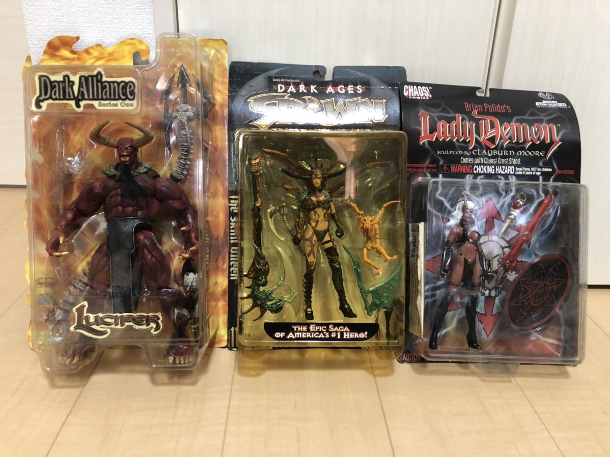 新品 未開封 ダークアライアンス ルシファー ダークエイジ スポーン ザ スカルクィーン レディデス 3体 アメコミ フィギュア の落札情報詳細 ヤフオク落札価格情報 オークフリー スマートフォン版