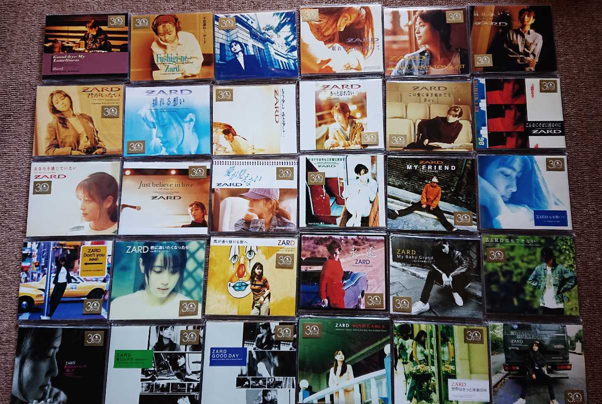 zard 30th シングルCD 30枚セット ザード ZARD 30th 12cm マキシシングル コンプリート 30枚セット リ