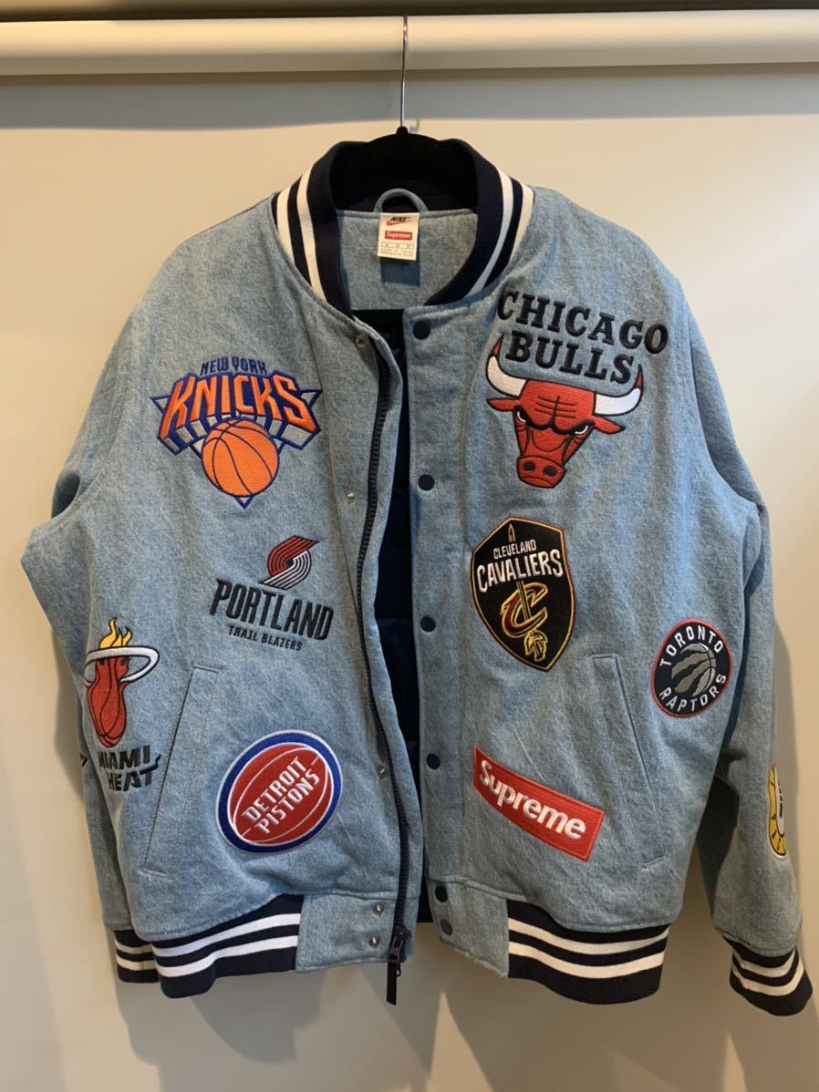 nike supreme denim jacket