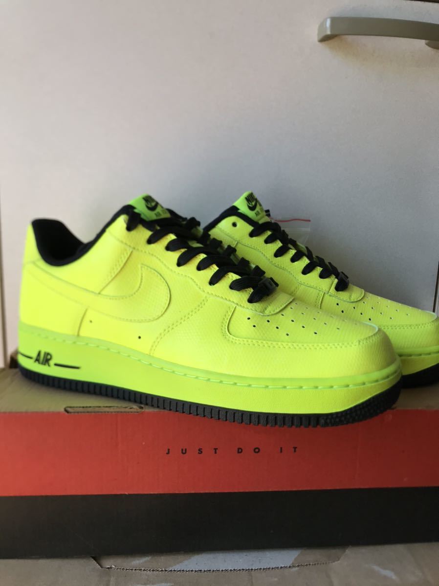 新品】Nike Air Force 1 488298-703 Volt Black ボルト 蛍光イエロー