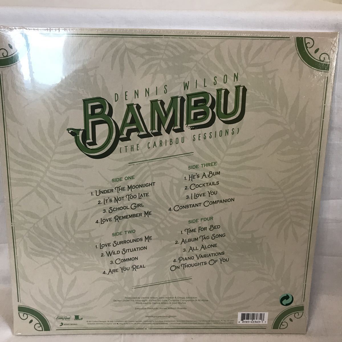 新品 デニスウィルソン Bambu The Caribou Sessions 17 Record Store Day 限定盤 アナログレコード2枚組 新品未開封品 の落札情報詳細 ヤフオク落札価格情報 オークフリー スマートフォン版