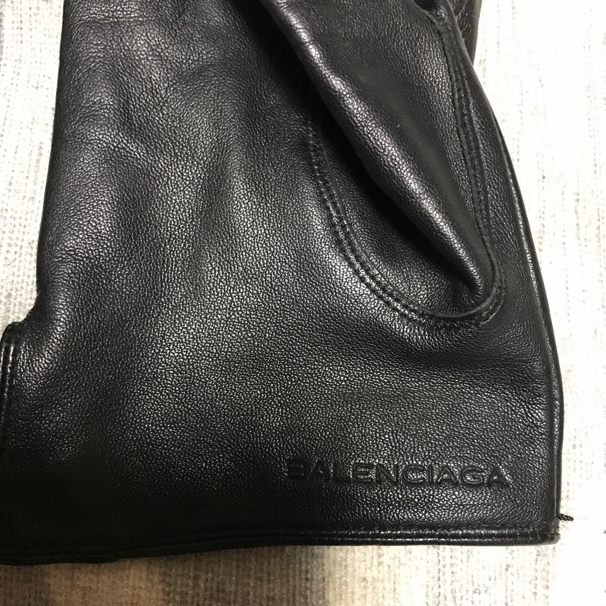 レザーグローブ バレンシアガ 革手袋 BALENCIAGA レディース S 中古の