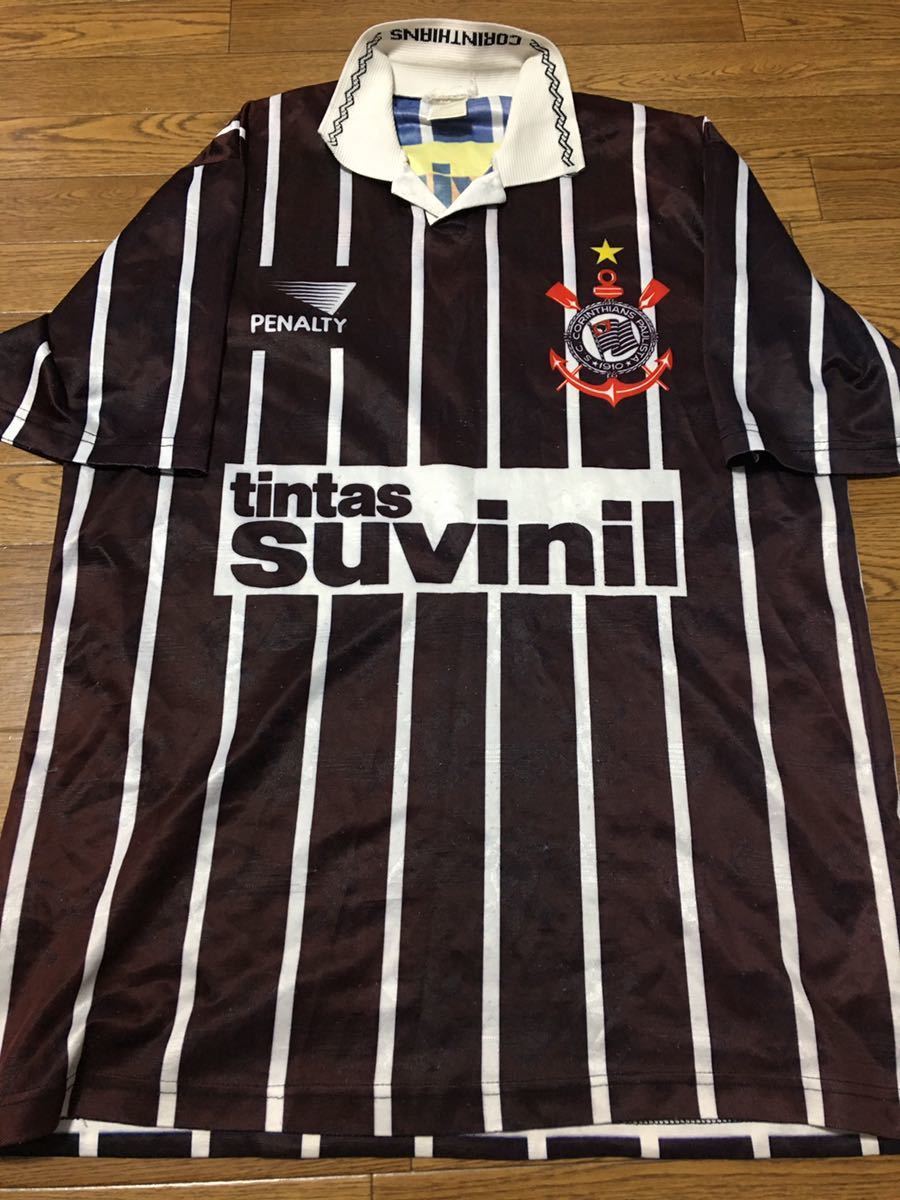 1998 Scコリンチャンス パウリスタ ホームユニフォーム Penalty エドゥ リカルジーニョ ガマラ リンコン バイアーノ シウビーニョ の落札情報詳細 ヤフオク落札価格情報 オークフリー スマートフォン版