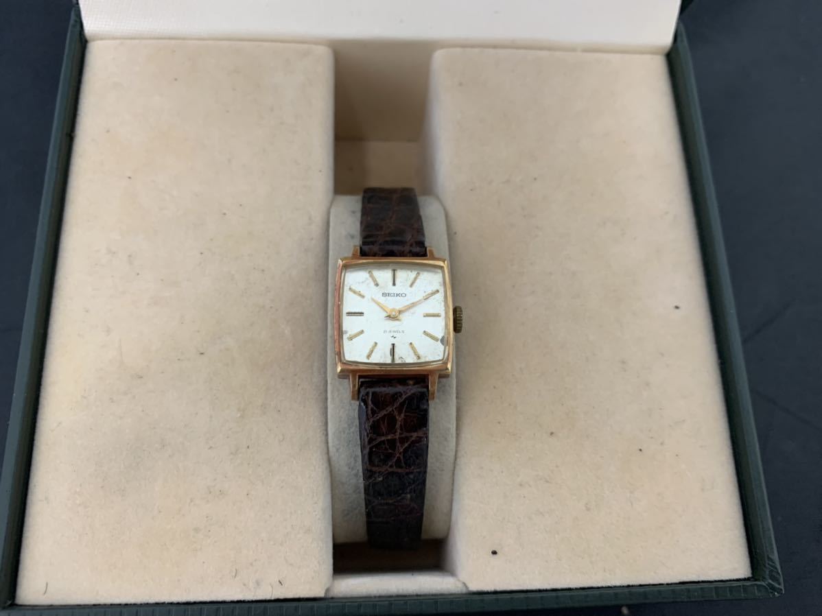 1円～SEIKO セイコー 21JEWELS 18K 11-7300 アンティーク 時計 腕時計  