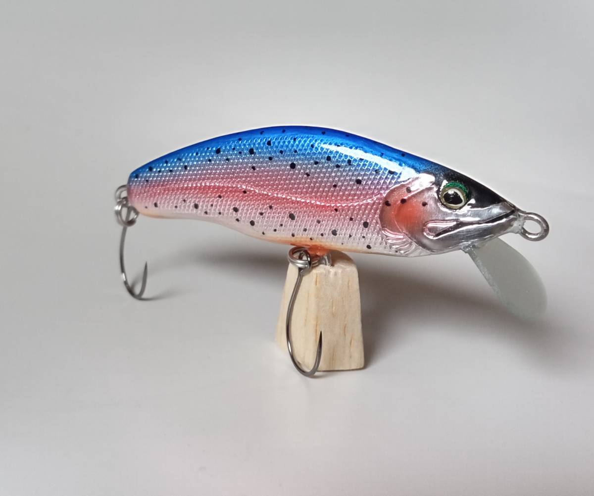 新品】ハンドメイドルアー ハンドメイドミノー バルサ stomp lures