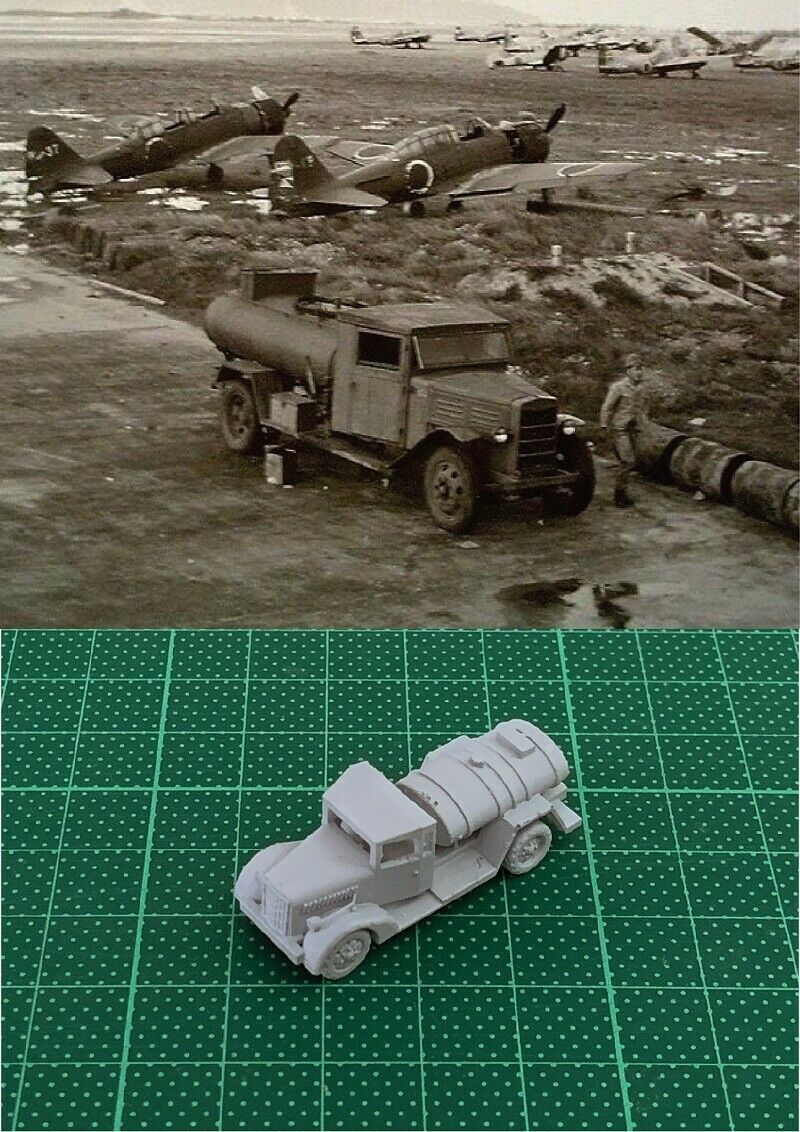 ○レジン 1/144 WWII 日本軍 97式 いすゞ燃料搭載トラックの落札情報