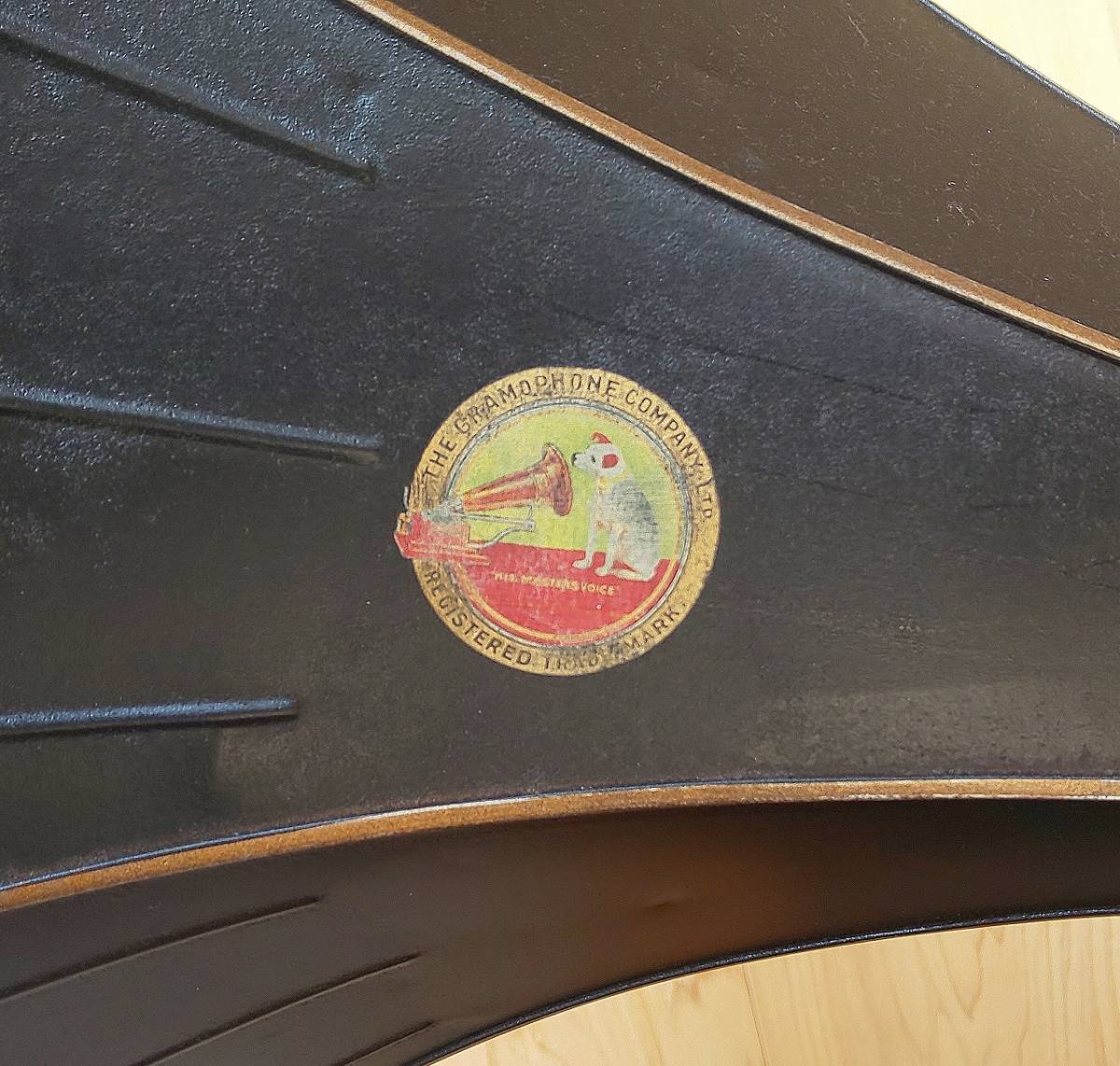 1908年~（明治41年~)HMV ラッパ蓄音機 蓄音器 THE