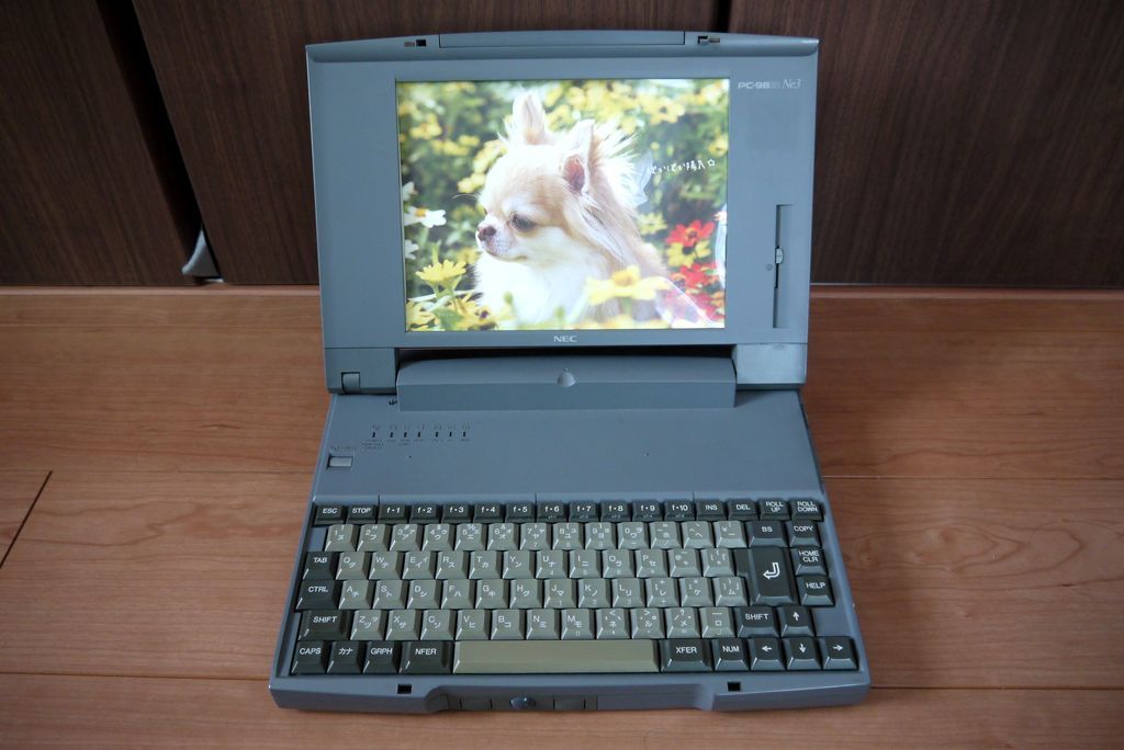 ジャンク】☆NEC PC-9821Ne3 ノートPC（ACアダプタPC-9821LD-U01
