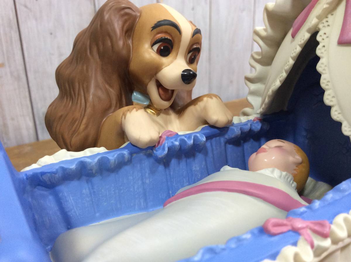 レア☆WDCC わんわん物語 レディ＆ベビー 赤ちゃん Lady and Cradle