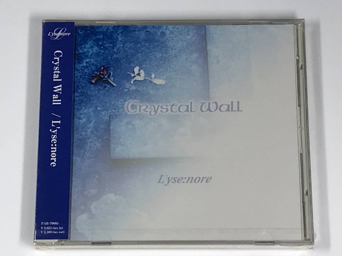 Crystal Wall L'yse:nore(リゼノア)の1stアルバム 新品】① CD 新品 未開封 L'yse:nore リゼノア Crystal Wall