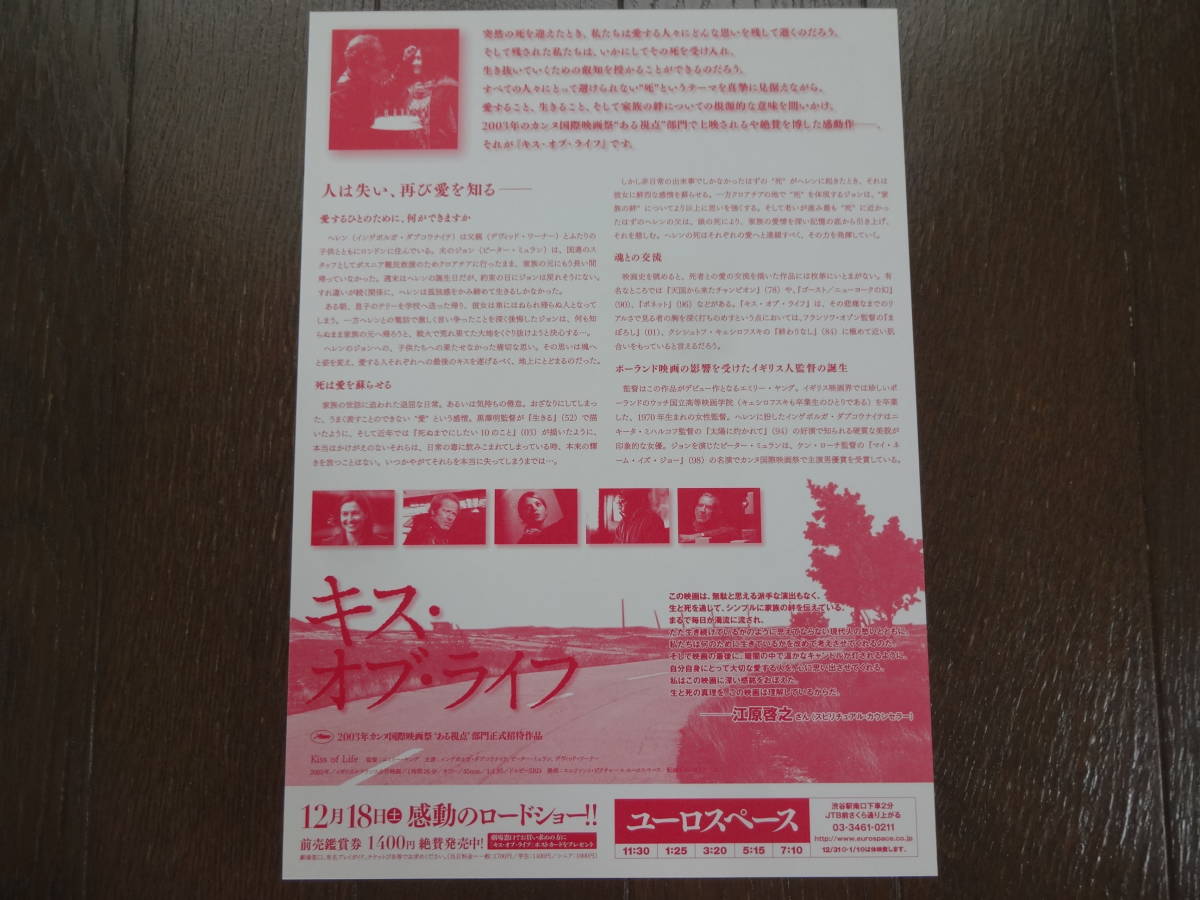 C映画 キス オブ ライフ チラシ インゲボルガ ダクネイト ピーター ミュラン デヴィッド ワーナー の落札情報詳細 ヤフオク落札価格情報 オークフリー スマートフォン版 C映画 キス オブ ライフ チラシ インゲボルガ ダクネイト ピーター ミュラン デヴィッド ワーナー の落札情報詳細 ヤフオク落札価格情報 オークフリー スマートフォン版